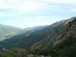 Du haut du San Pedrone la région de la castagniccia, canton Orezza Alesani.