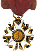  médaille de la Légion d'honneur.